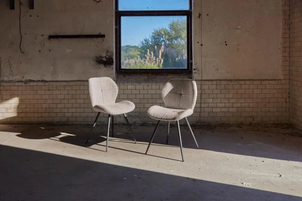 Krzesło Tozzi Beżowy- zam. błyskawiczny, Czarny ( zestaw 2 sztuk ) - 0000098905