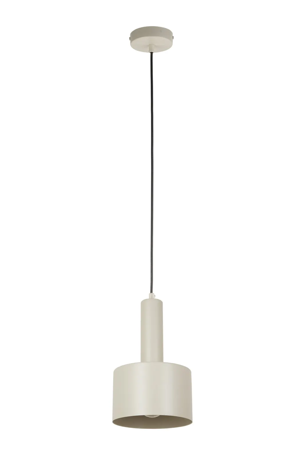 Lampa wisząca VITRUM walec szary beż