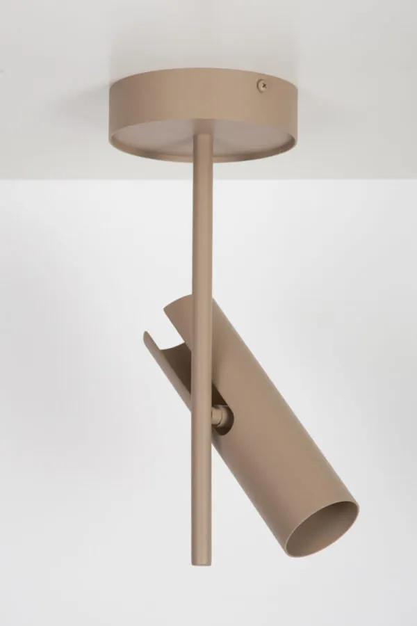 lampa sufitowa, kinkiet, minimalistyczny, metalowy, beżowy