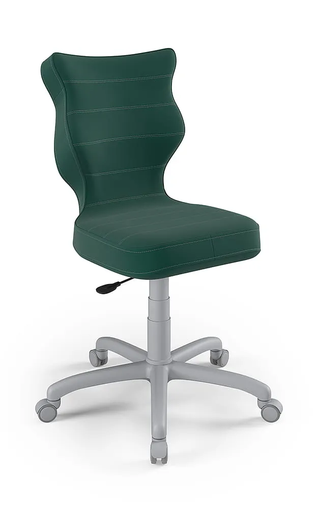 Krzesło młodzieżowe Petit szary Velvet 05 rozmiar 6