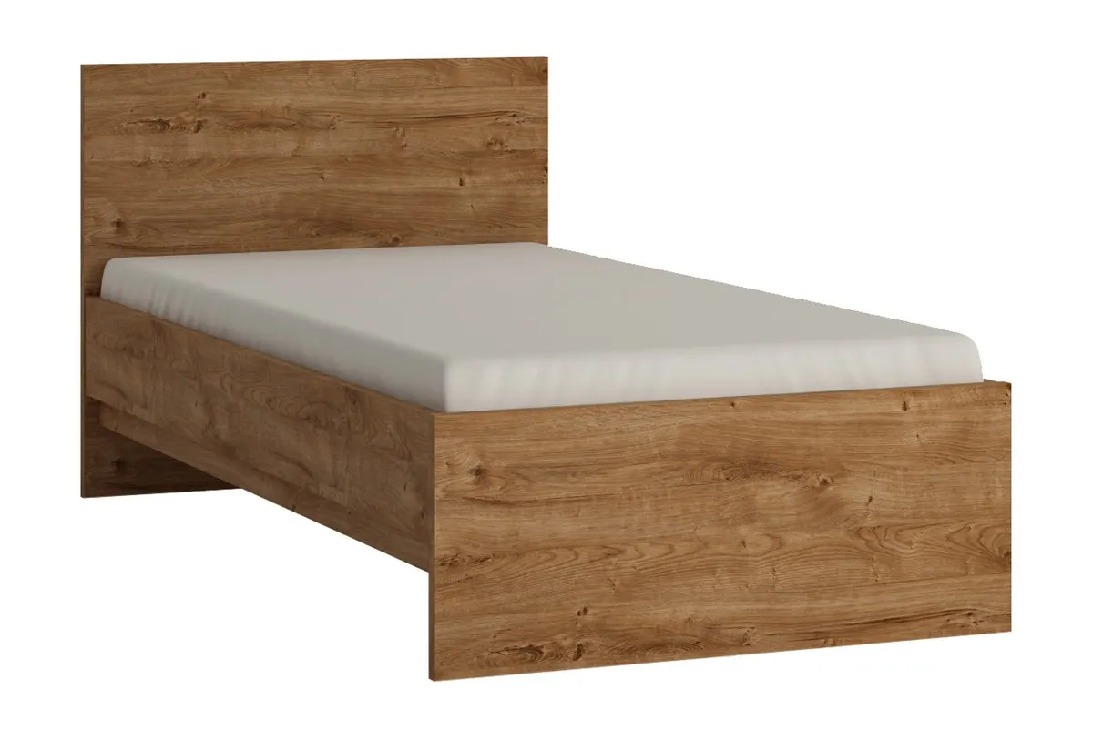 FRIBO FRIZ01 ŁÓŻKO 90 DĄB RIBBECK ZŁOTY — zdjęcie 2