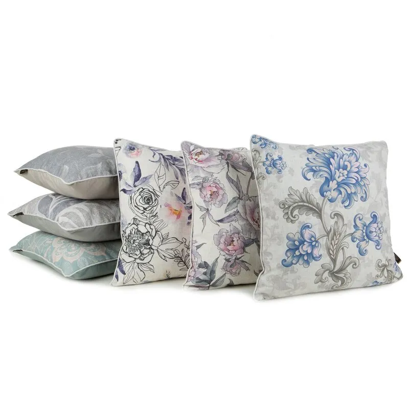 POSZEWKA LEN 10 45 X 45 CM STALOWY - EU_415419