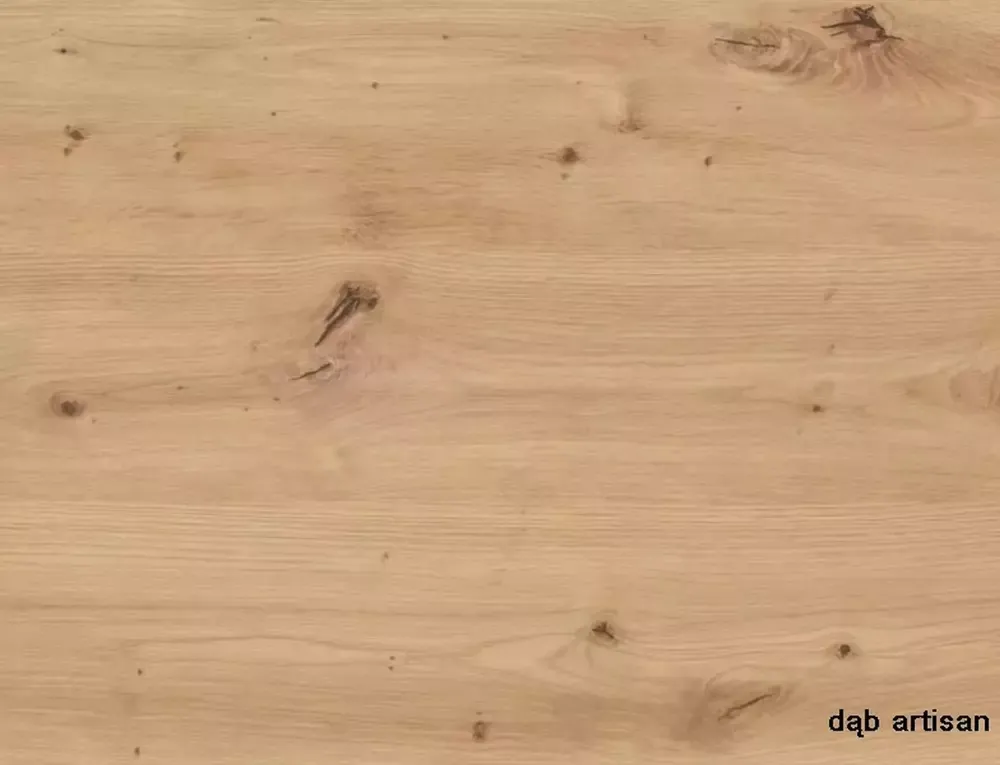 Stół okrągły rozkładany GASTON FI 100 (135) dąb artisan stelaż czarny - GASTONDAC100