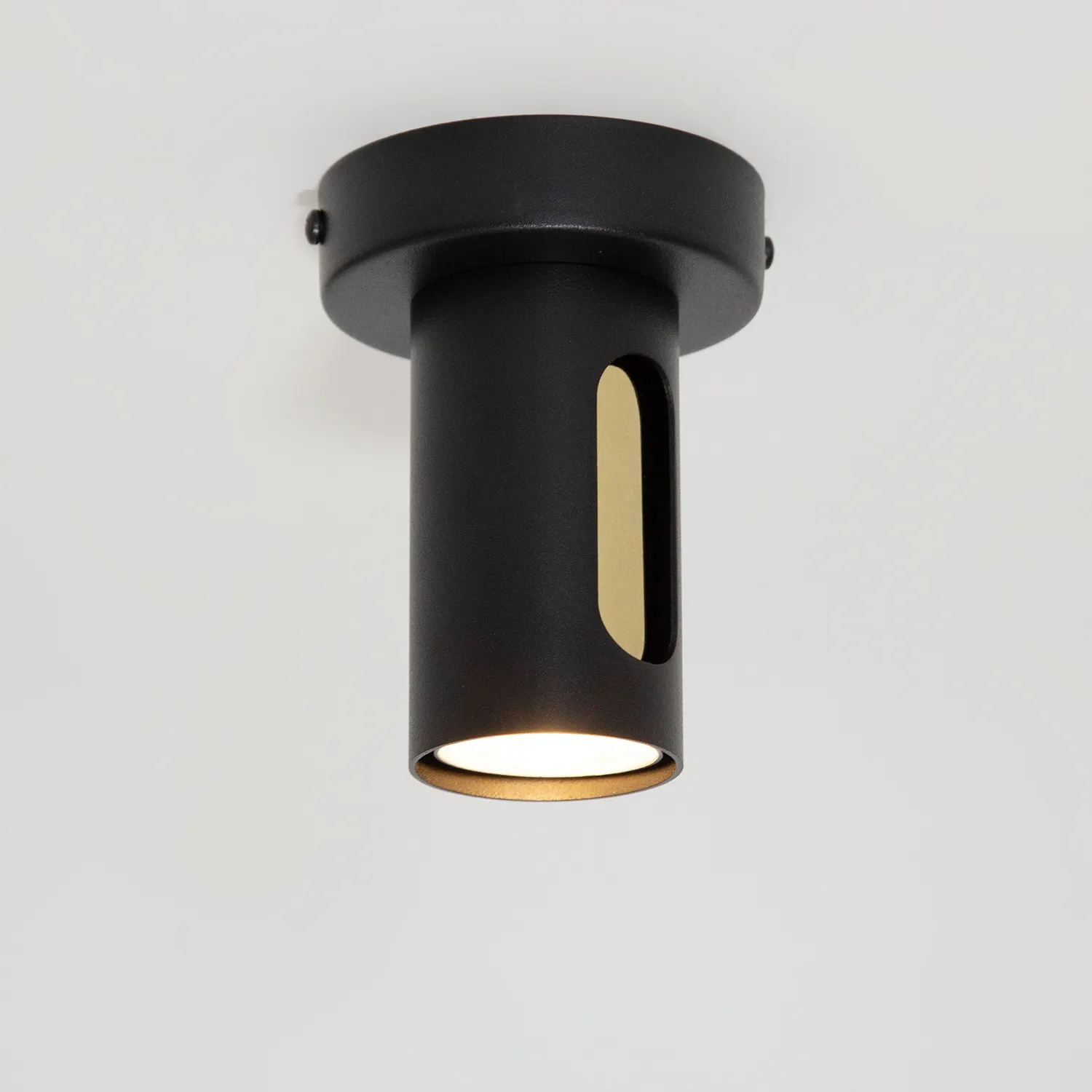 Plafon stalowy FLOW 1 czarny złoty - SI_41215