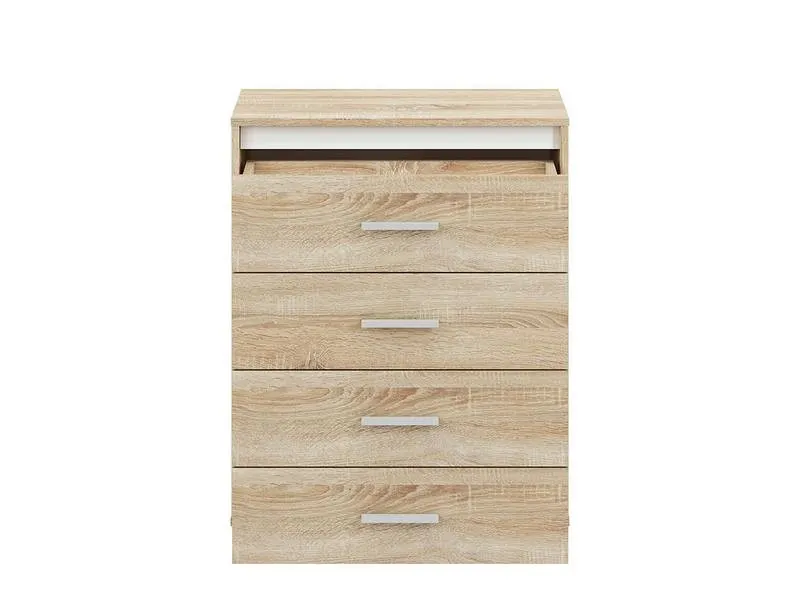 Komoda z 4 szufladami AVO 15 z szufladami sonoma jasna - 1AVO15-001