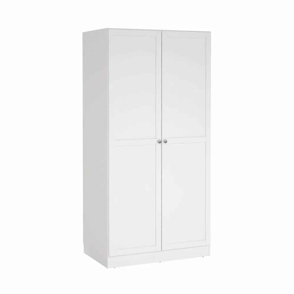 Szafa 2-drzwiowa BILLUND 99 cm biała