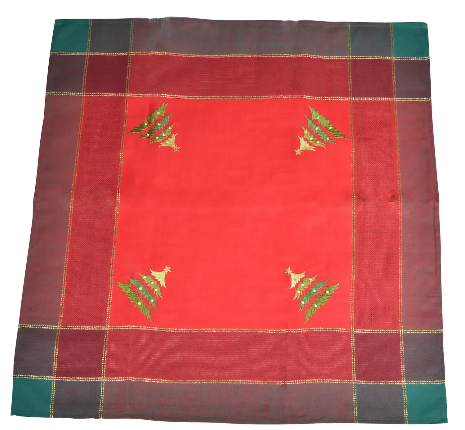 Obrus świąteczny z choinką 140x270 CM czerwony Obrus świąteczny z choinką 140x270 CM czerwony