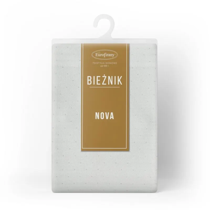 OBRUS ELLEN 40 X 140 CM BIAŁY - EU_391225