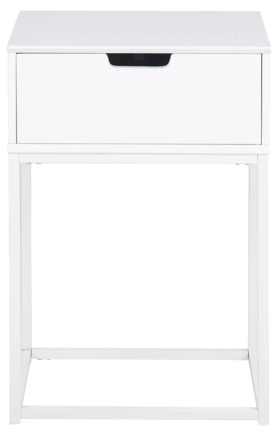 Szafka nocna z szufladą LEONE 40x30x62 Biały — zdjęcie 3