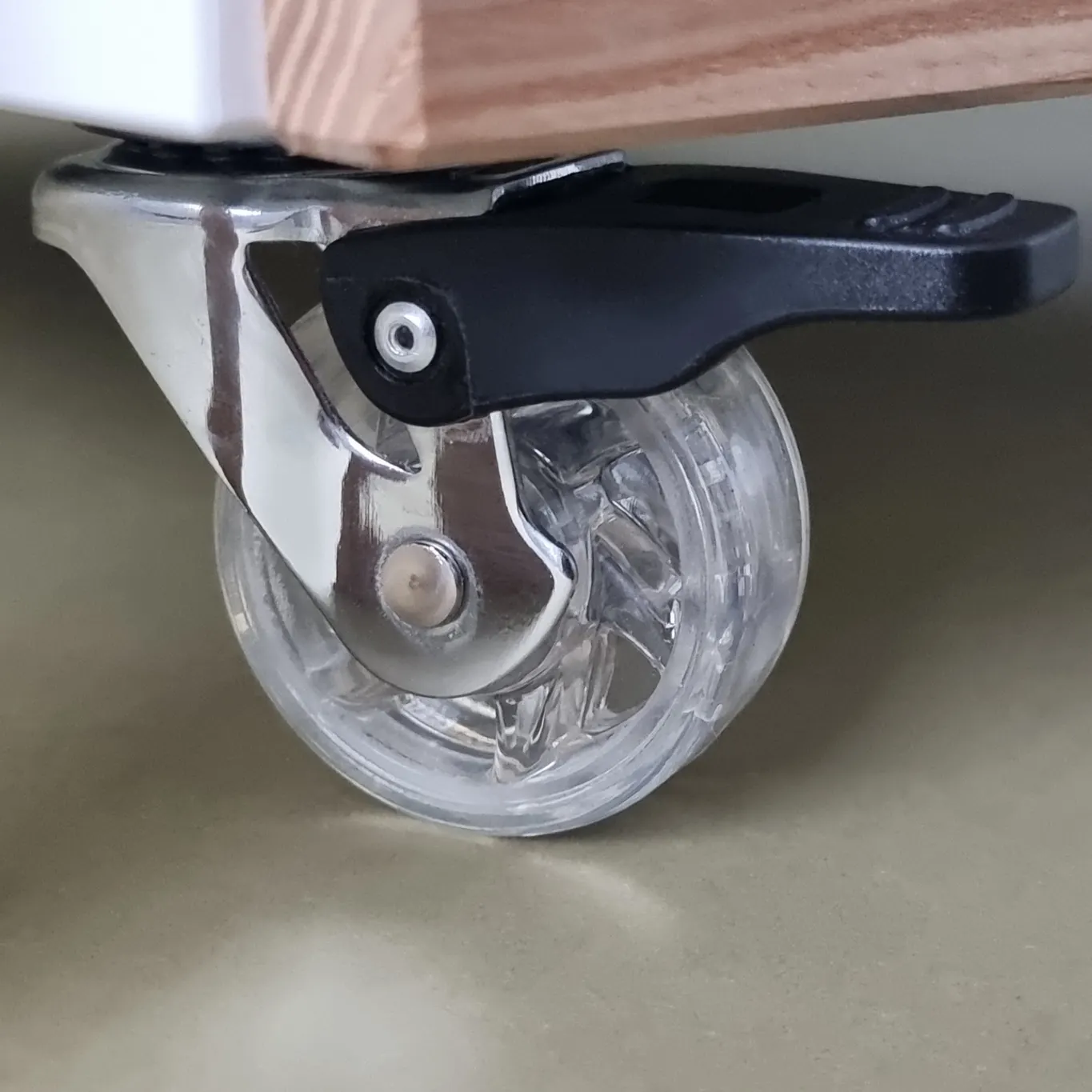 Kontenerek pod biurko z szufladami LUKA na kółkach 41x50 żółty/kolor dębu - NRGBCLUKA5OAK_R