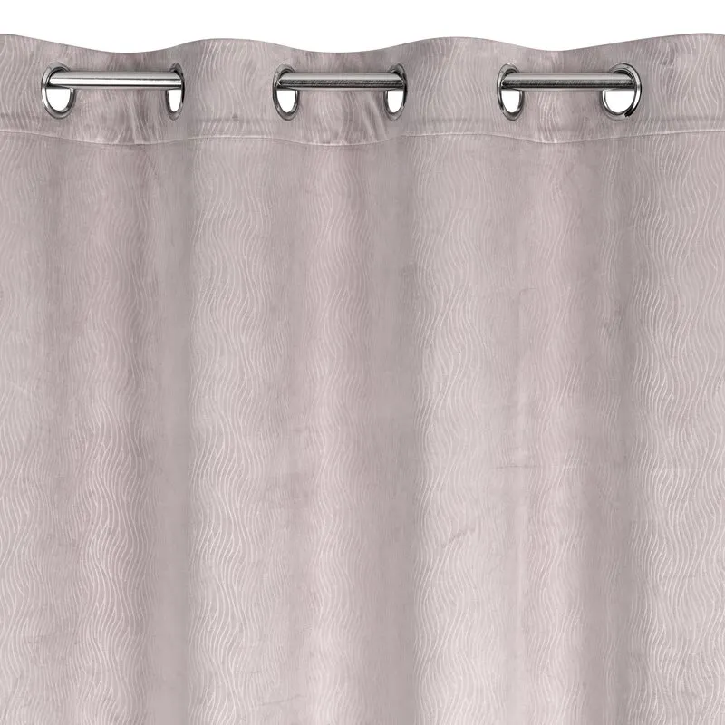 ZASŁONA GOTOWA LILI 140 X 250 CM PUDROWY RÓŻ - EU_384145