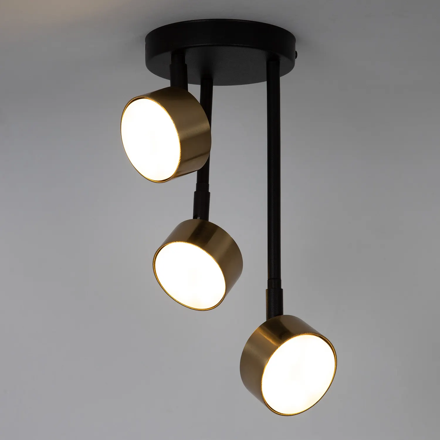 Lampa sufitowa/plafon NEMO 3 czarno-złoty - SI_41088