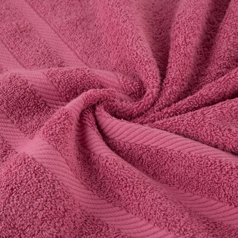 RĘCZNIK MILO (14) 70 X 140 CM CIEMNORÓŻOWY - EU_462497