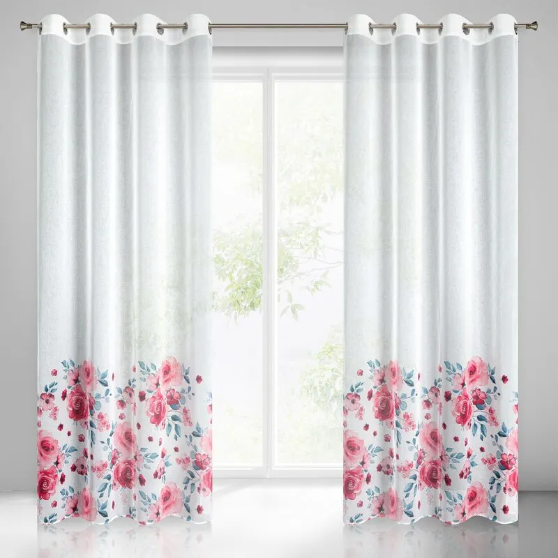 ZASŁONA GOTOWA CARLA 140X250 CM BIAŁY ZASŁONA GOTOWA CARLA 140X250 CM BIAŁY