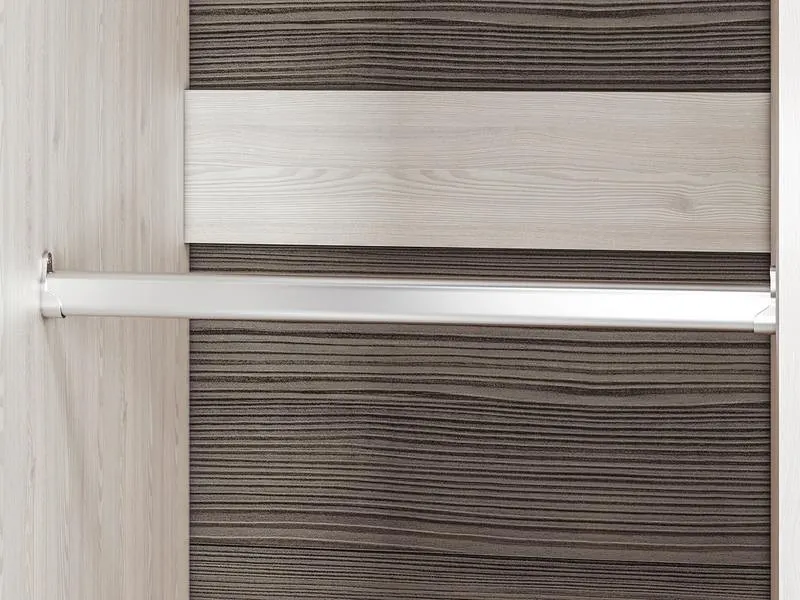 Szafa 2-drzwiowa z półkami i drążkami BLANCO 01 sosna śnieżna - 1BLAN01-001