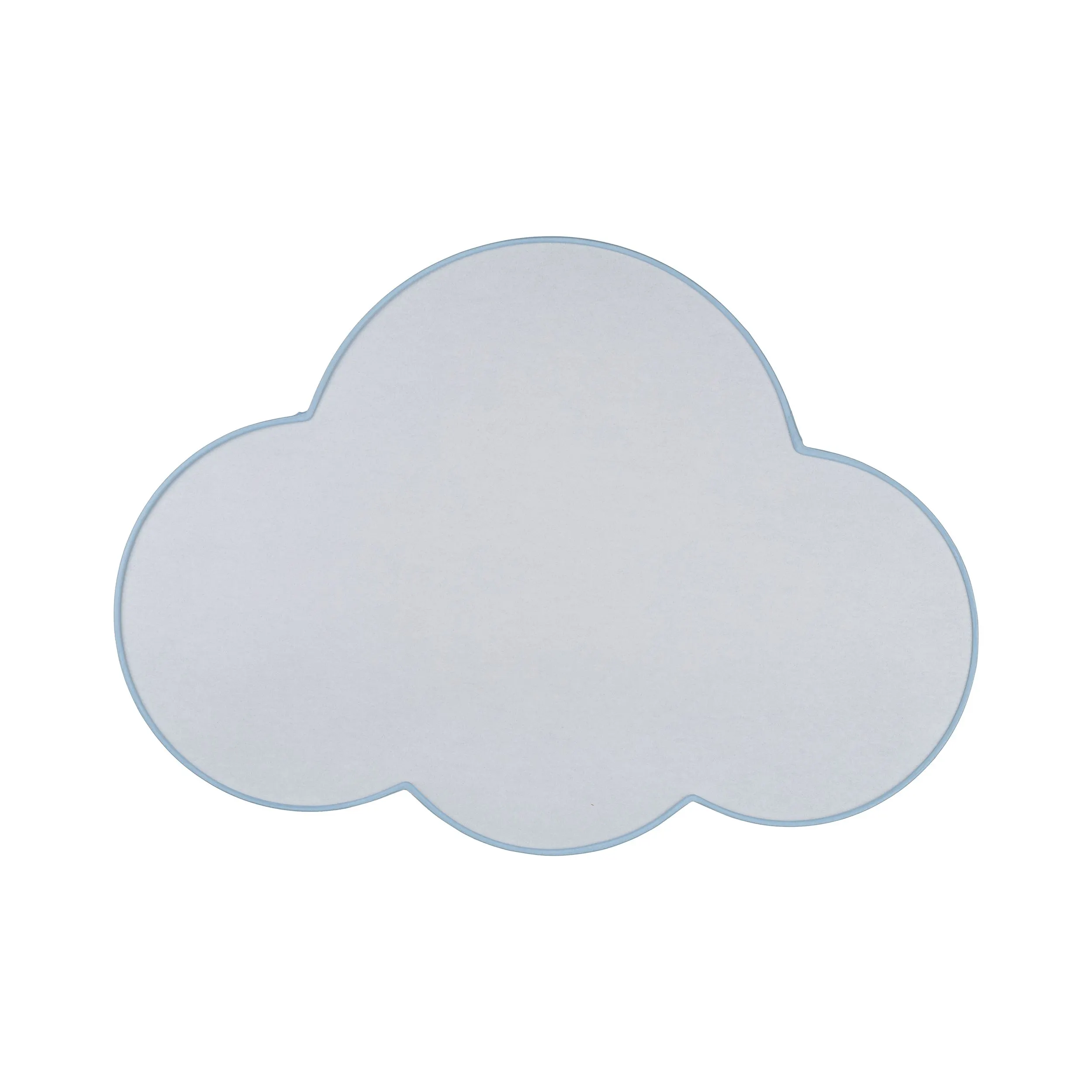 Plafon / Kinkiet CLOUD niebieski z białym kloszem w kształcie chmury 62x45x13cm - TK_6071