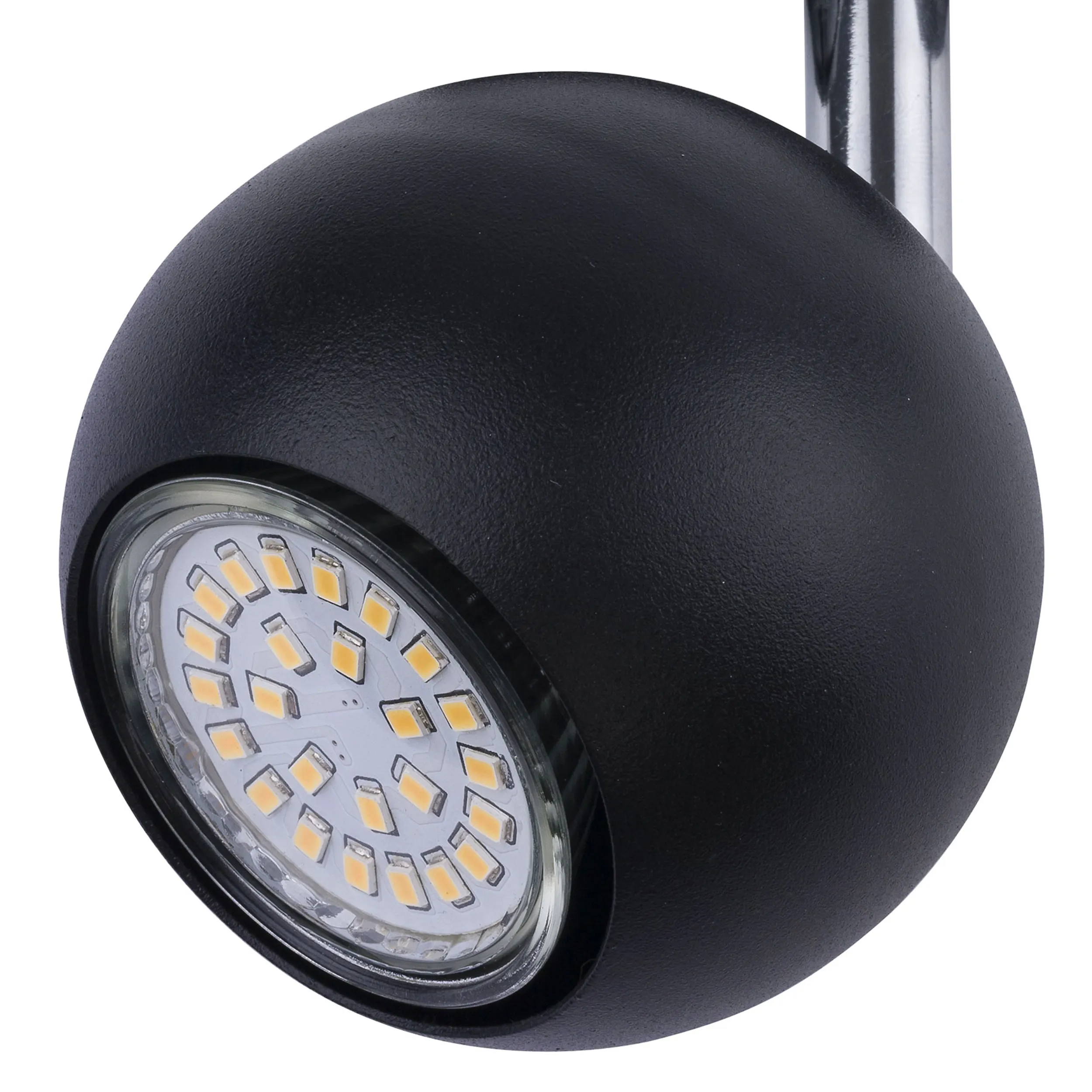 Lampa listwowa TRACER czarna z chromowanym elementem regulowana 12x9x8cm - TK_4041