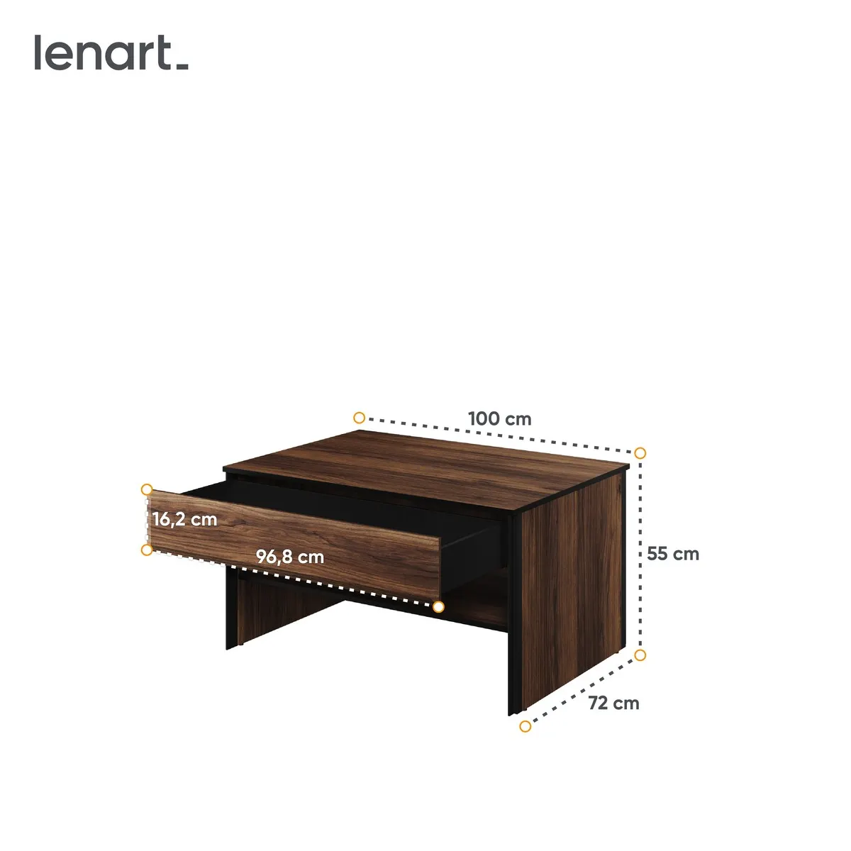 Stolik kawowy Borga 08 dąb catania 100x55__05 Stolik kawowy Borga 08 dąb catania 100x55 - BG8DCC
