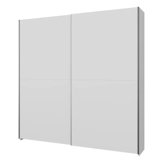 Szafa 2-drzwiowa HOME NOOK 2 drążki i półkI drzwi przesuwne 200cm biała - HMNS32231-120