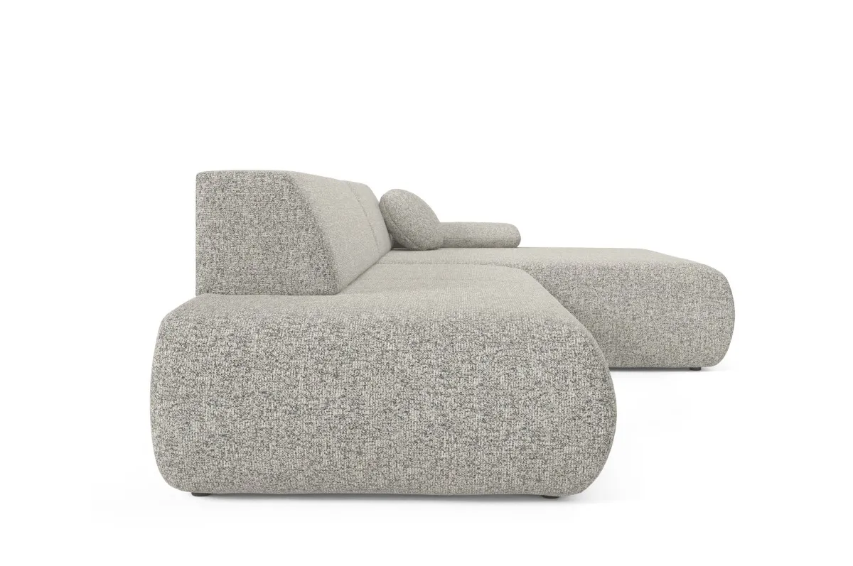 Narożnik rozkładany z pojemnikiem PUENTE 286 cm prawostronny szary - PUENTE_NAR_PUENTE11_P