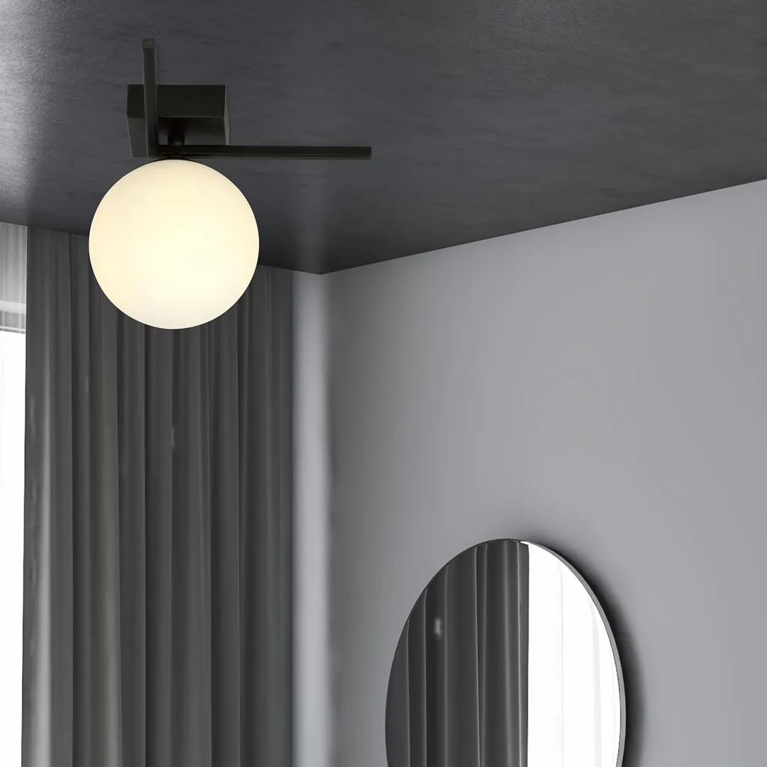 Lampa sufitowa IMAGO 1G czarny biały — zdjęcie 4