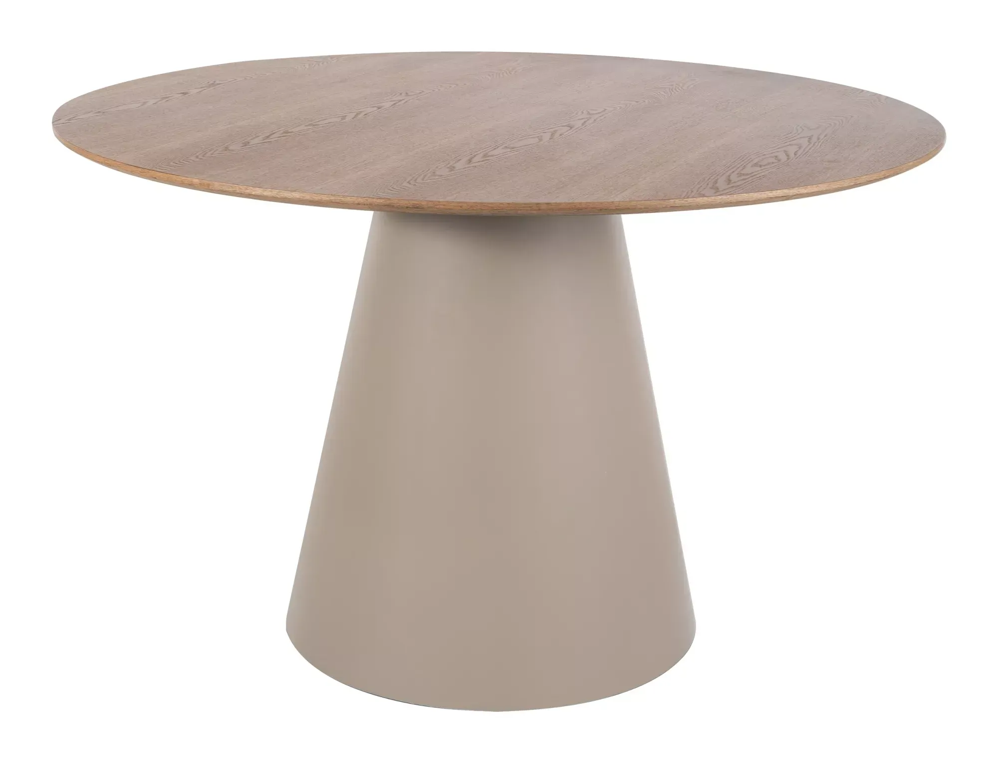 Stół okrągły ANGEL 120 cm dąb/kaszmir