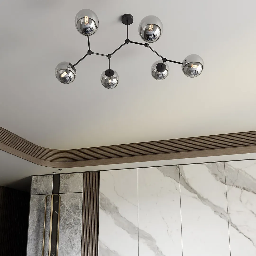 Lampa sufitowa SPACE Czarny 1134/6 - 1134/6