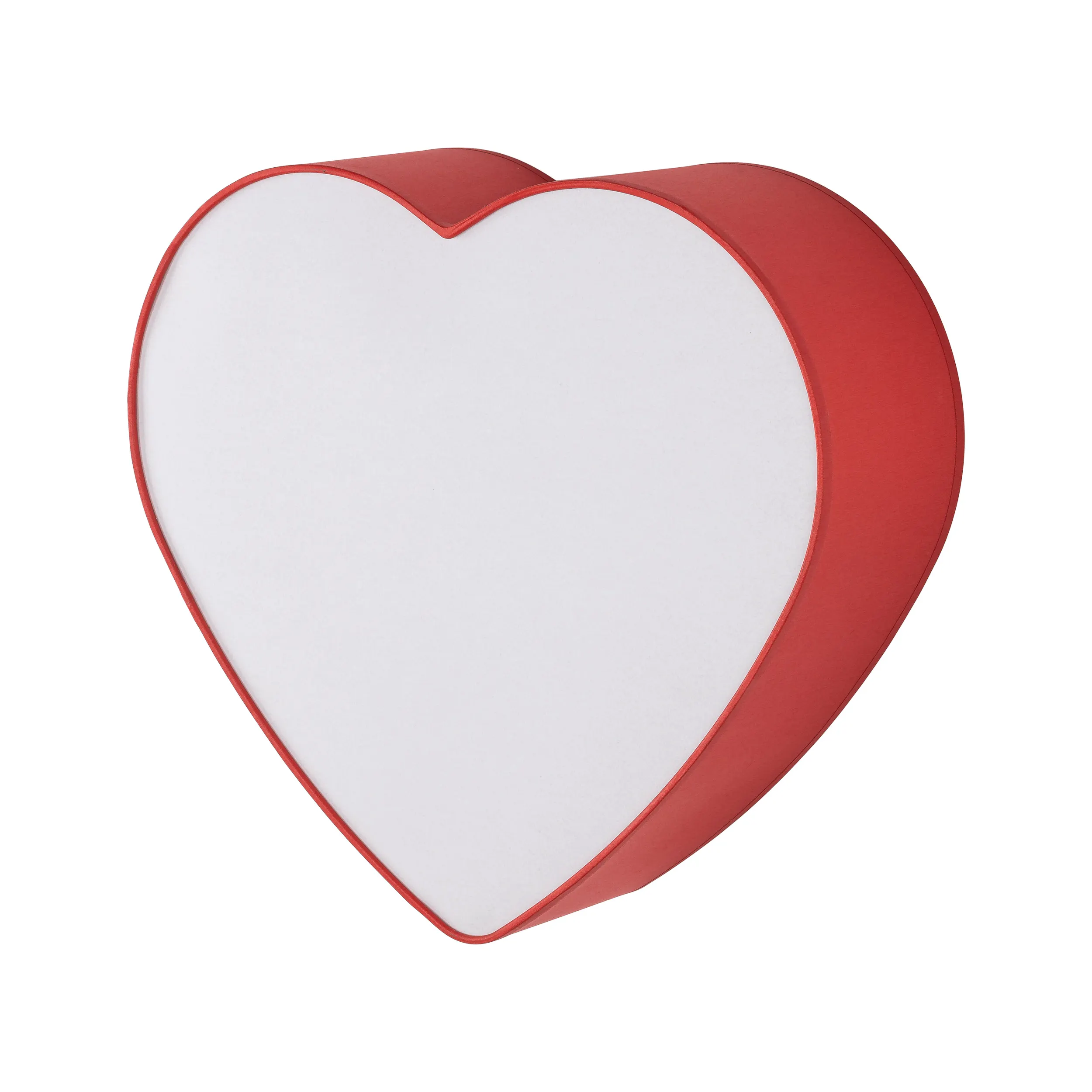 Kinkiet / Plafon HEART czerwono białe 42x38x13cm