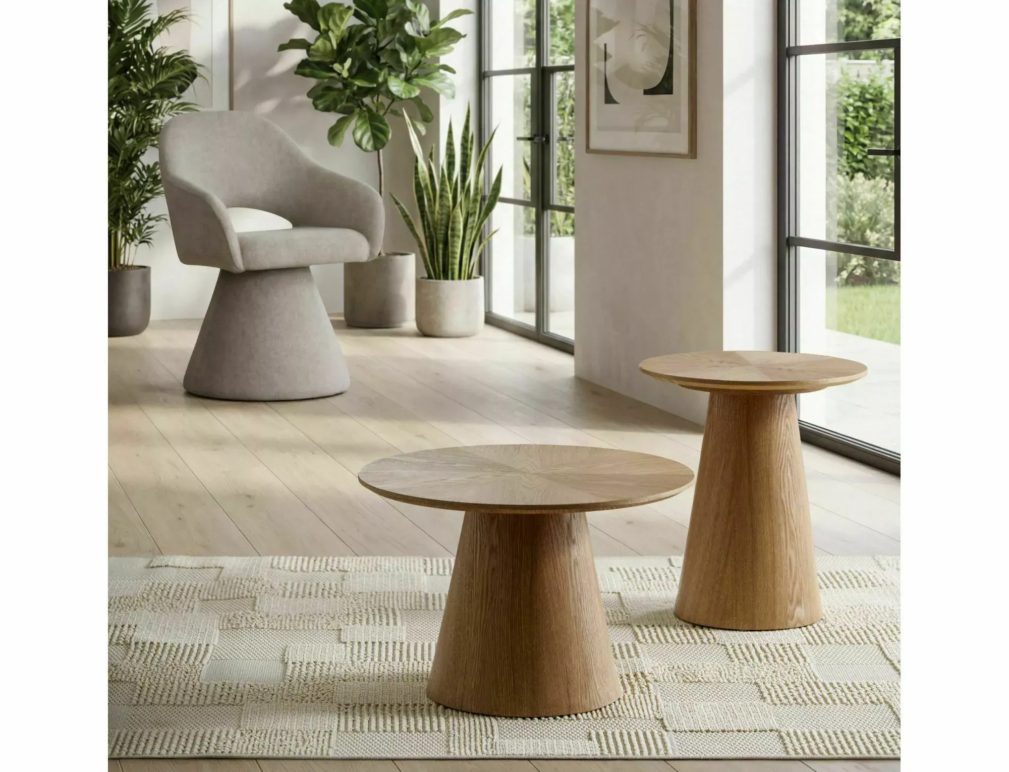 Krzesło z podłokietnikami RIKU NOELLE beżowy - RIKUNOBE