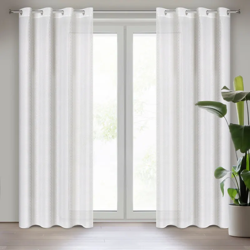 FIRANA BIAŁA SIBEL 140X250 CM BIAŁY FIRANA BIAŁA SIBEL 140X250 CM BIAŁY