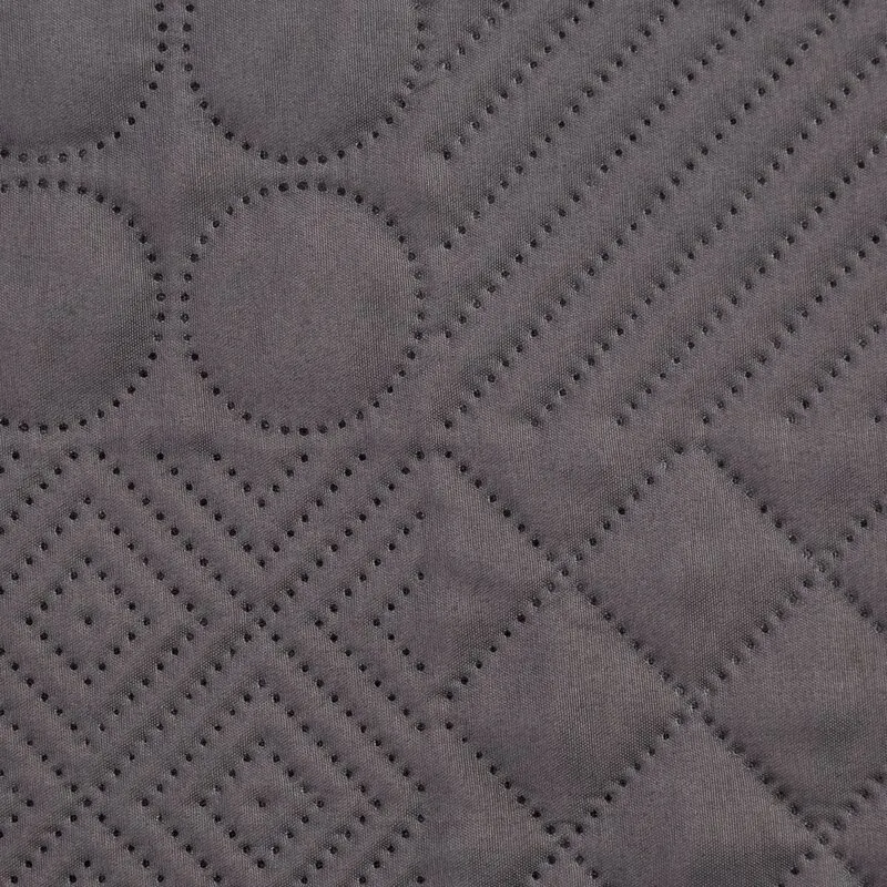 Narzuta pikowana D91 BONI 5 220 X 240 cm Grafitowy - EU_404738