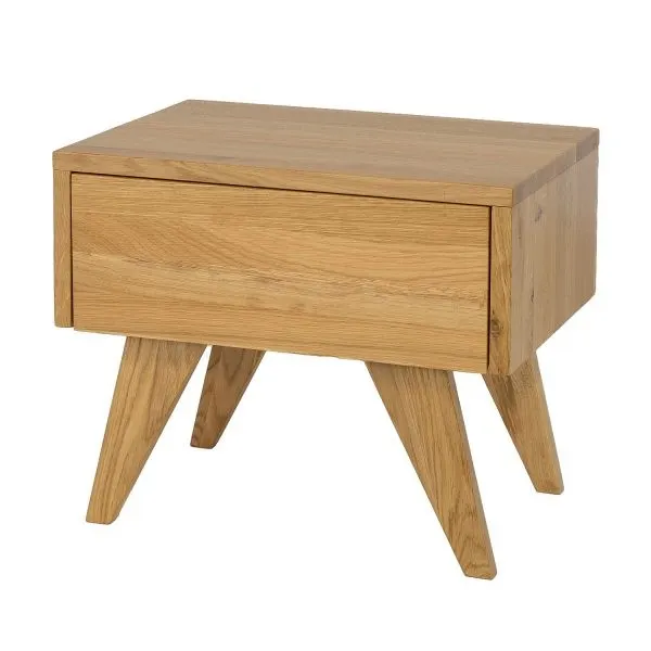 Szafka nocna bukowa SN402 Surowy nielakierowany DREWMAX - 52471