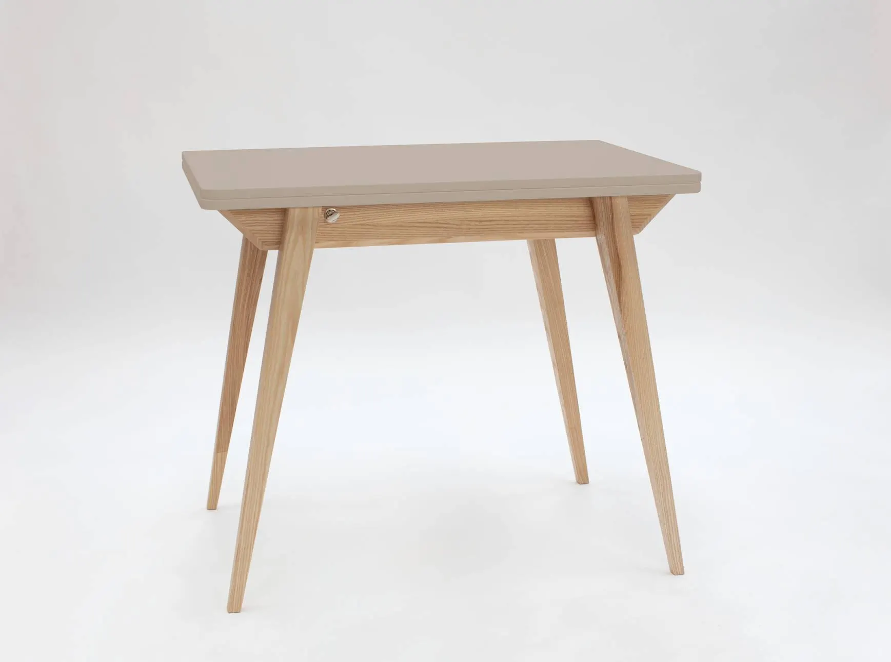 Stół rozkładany ENVELOPE 65x90-130cm beżowy naturalny