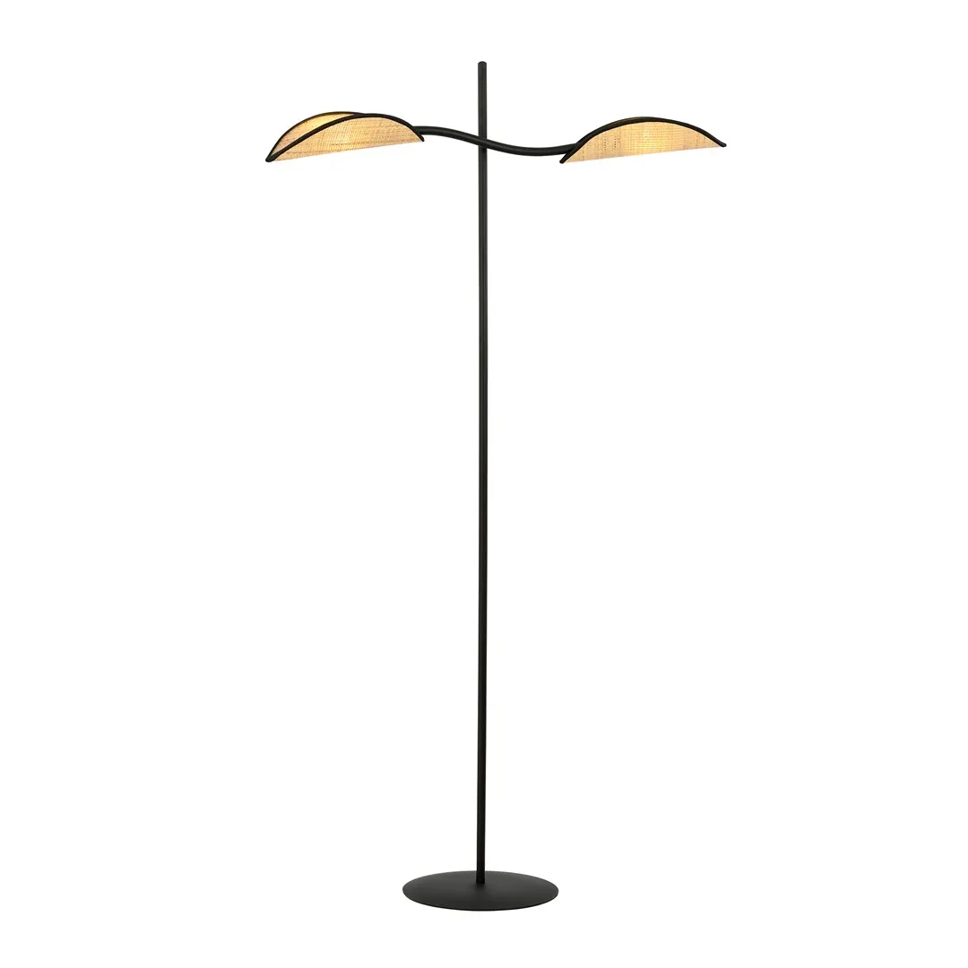 Lampa stojąca LOTUS Czarny 1108/LP2 Lampa stojąca LOTUS Czarny 1108/LP2