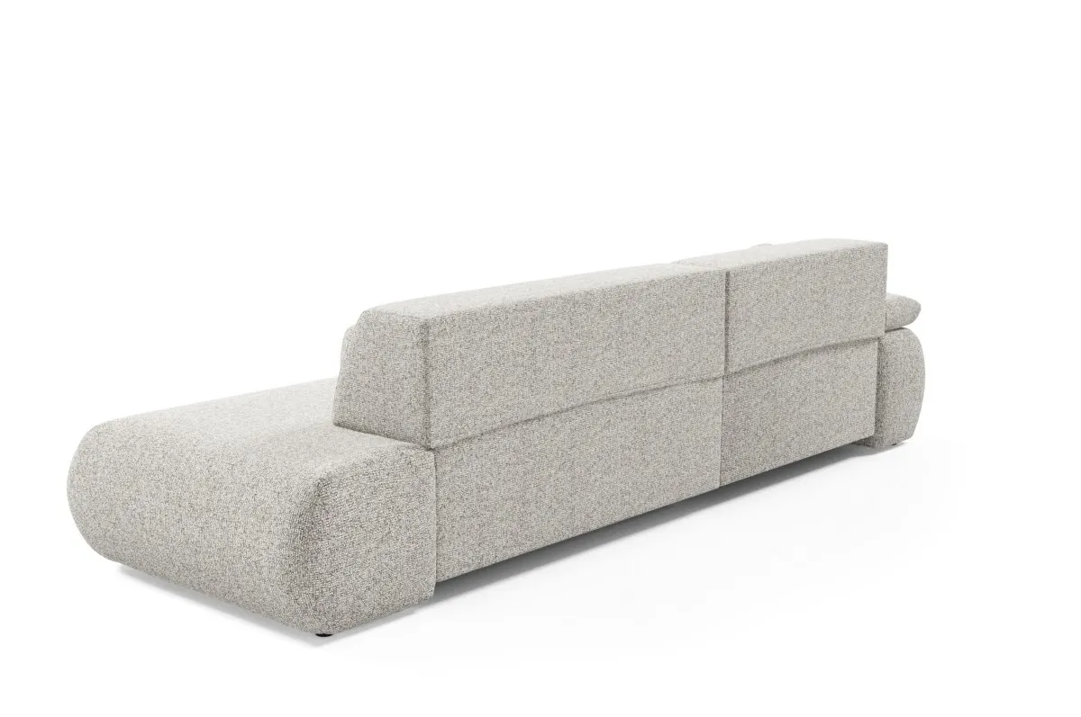 Narożnik rozkładany z pojemnikiem PUENTE 286 cm lewostronny jasny beż - PUENTE_NAR_PUENTE09_L