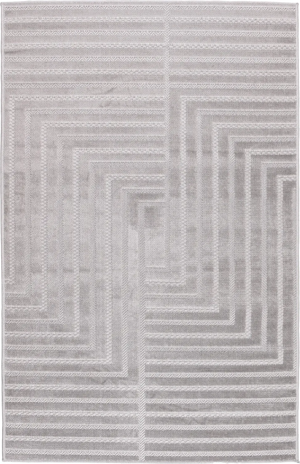 Dywan DORA 160x220cm prostokąty szary