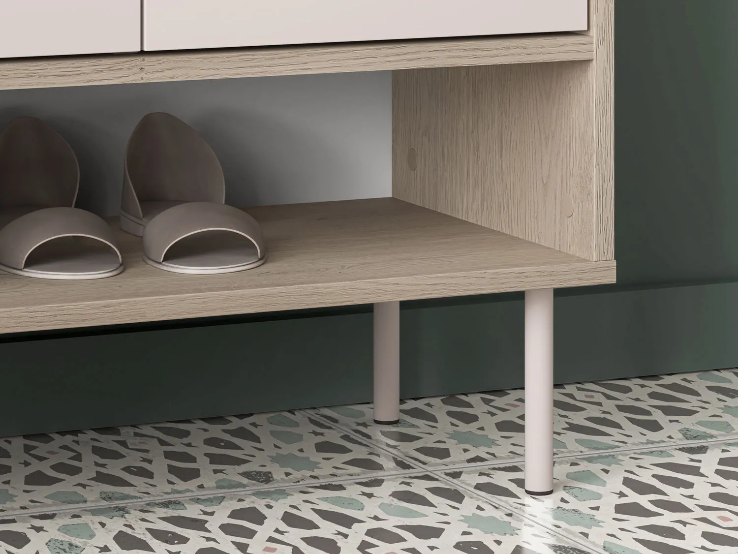 Szafka na buty z szufladą VOCO 70x95 dąb cremona/kaszmir - 1VOCO03-001