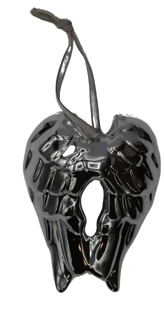 Zawieszka ceramiczna SKRZYDŁA srebrna Zawieszka ceramiczna SKRZYDŁA srebrna