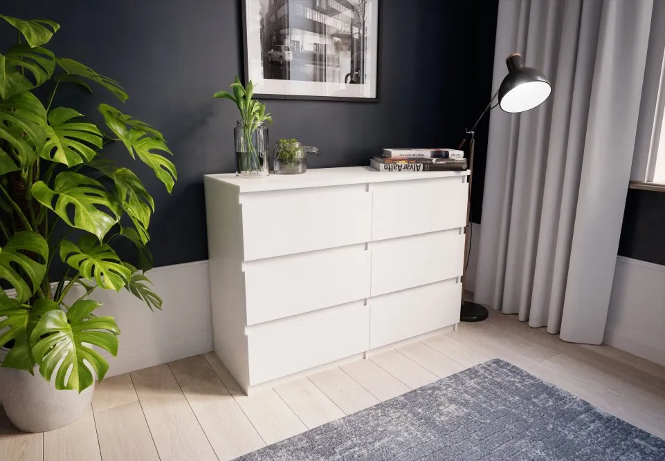 Komoda CHELSEA Biały mat CHLK24-U42 FORTE - CHLK24-U42