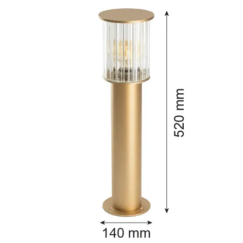 Norfolk lampa ogrodowa stojąca 1 pł., mała 8753 - 8753