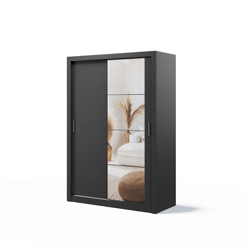 Szafa 2-drzwiowa ARTI AR-04 150cm czarna Szafa 2-drzwiowa ARTI AR-04 150cm czarna