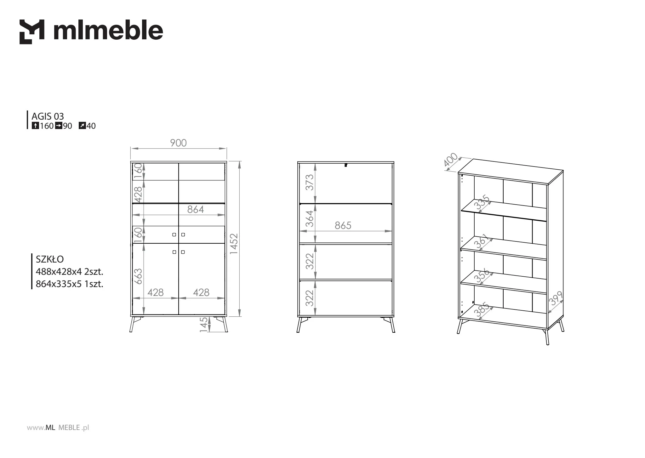 37607-witryna-agis-03-dab-castello-z-oswietleniem-ml-meble Witryna AGIS 03 dąb castello z oświetleniem ML Meble - 1AGIS03-001