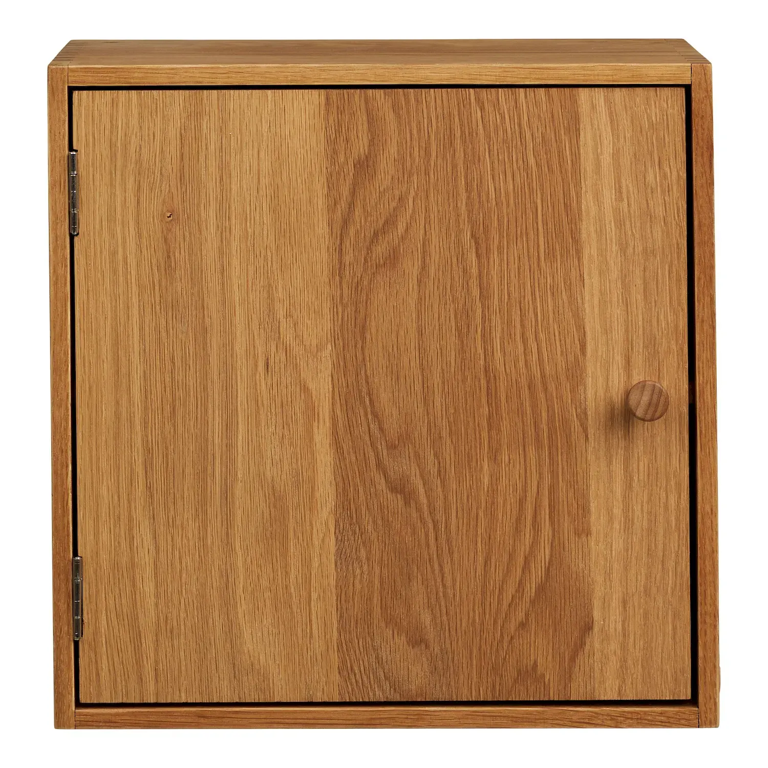 Półka ścienna drewniana z drzwiczkami TOWNSVILLE 18x30x30 cm naturalny - 4291142