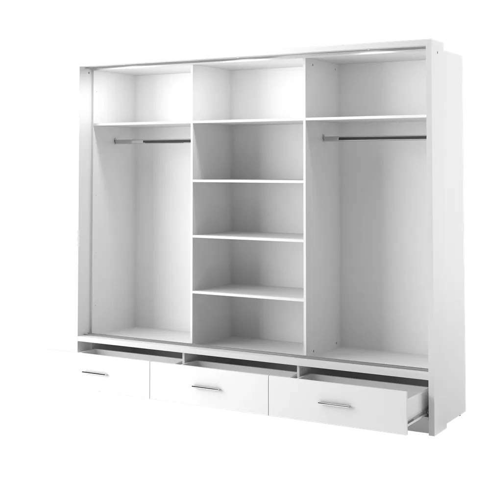 ARTI AR-01P-3L - szafa 3d3s z oświetleniem - biały - AR1BIP3L