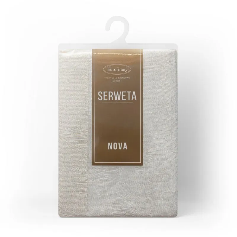 OBRUS LENA 85 X 85 CM KREMOWY - EU_391256