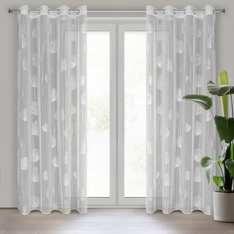 ZASŁONA GOTOWA HELEN 140 X 260 CM BIAŁY ZASŁONA GOTOWA HELEN 140 X 260 CM BIAŁY