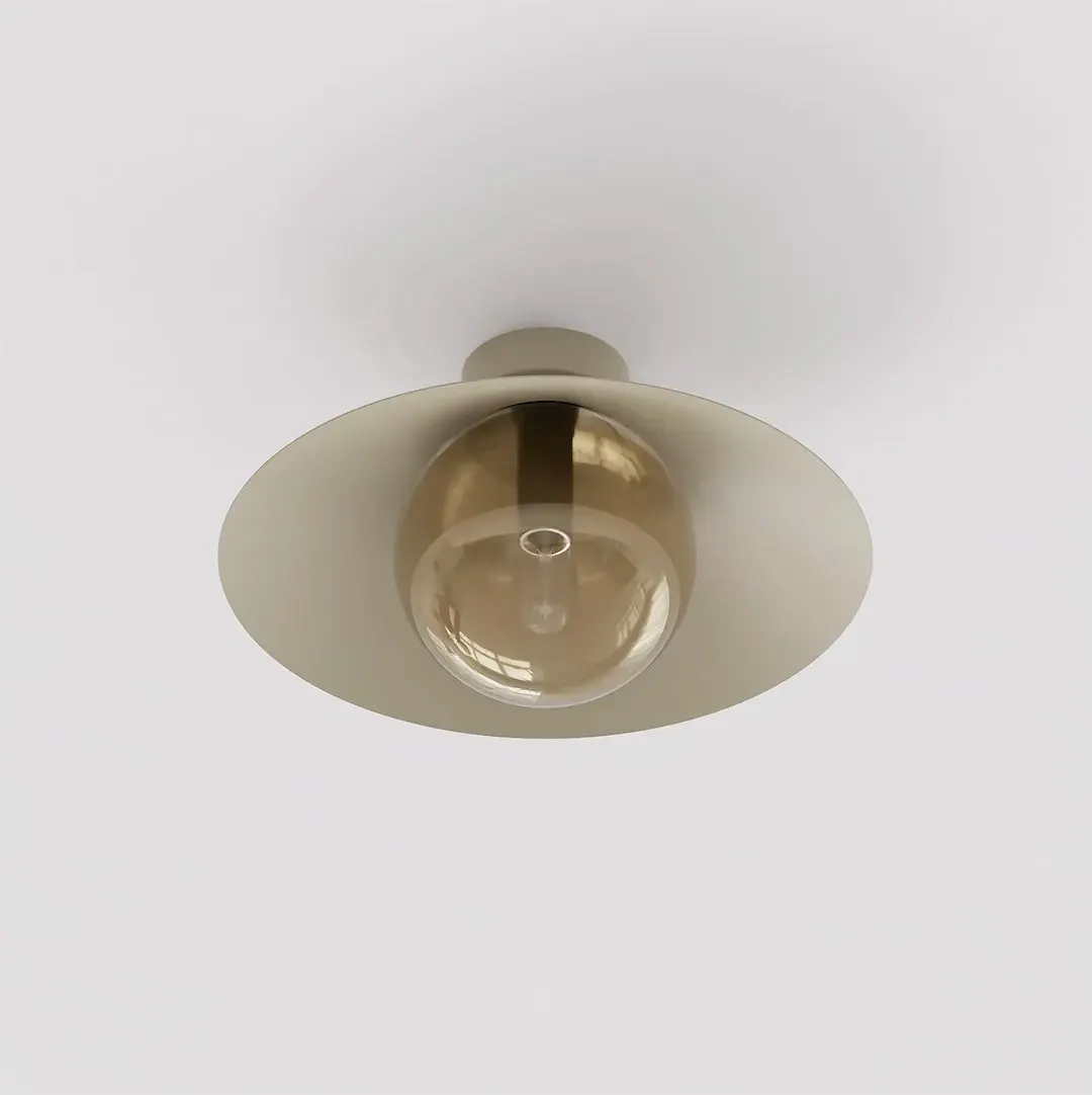 Lampa sufitowa plafon MONO 1S mokka bursztyn