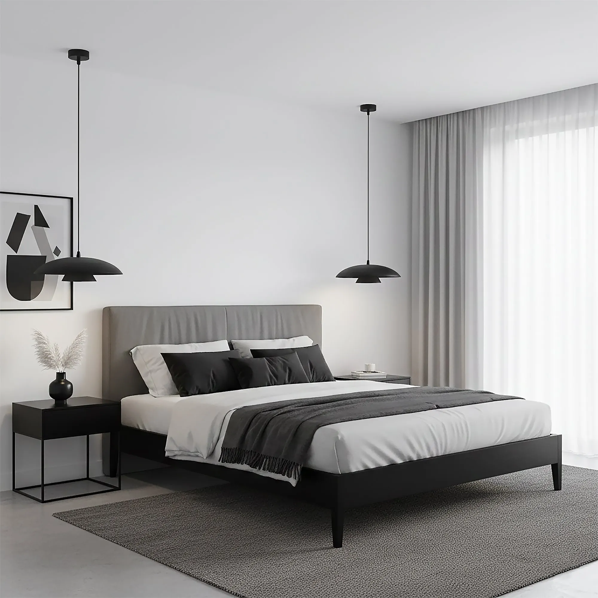Lampa wisząca BABEL 1 BLACK czarna - 1622/1