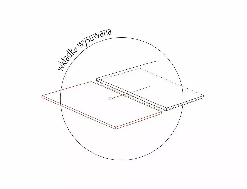 Stół rozkładany SALVADORE CERAMIC 90x160(240) cm ceramika Legno brązowy - SALVADOREBRC160