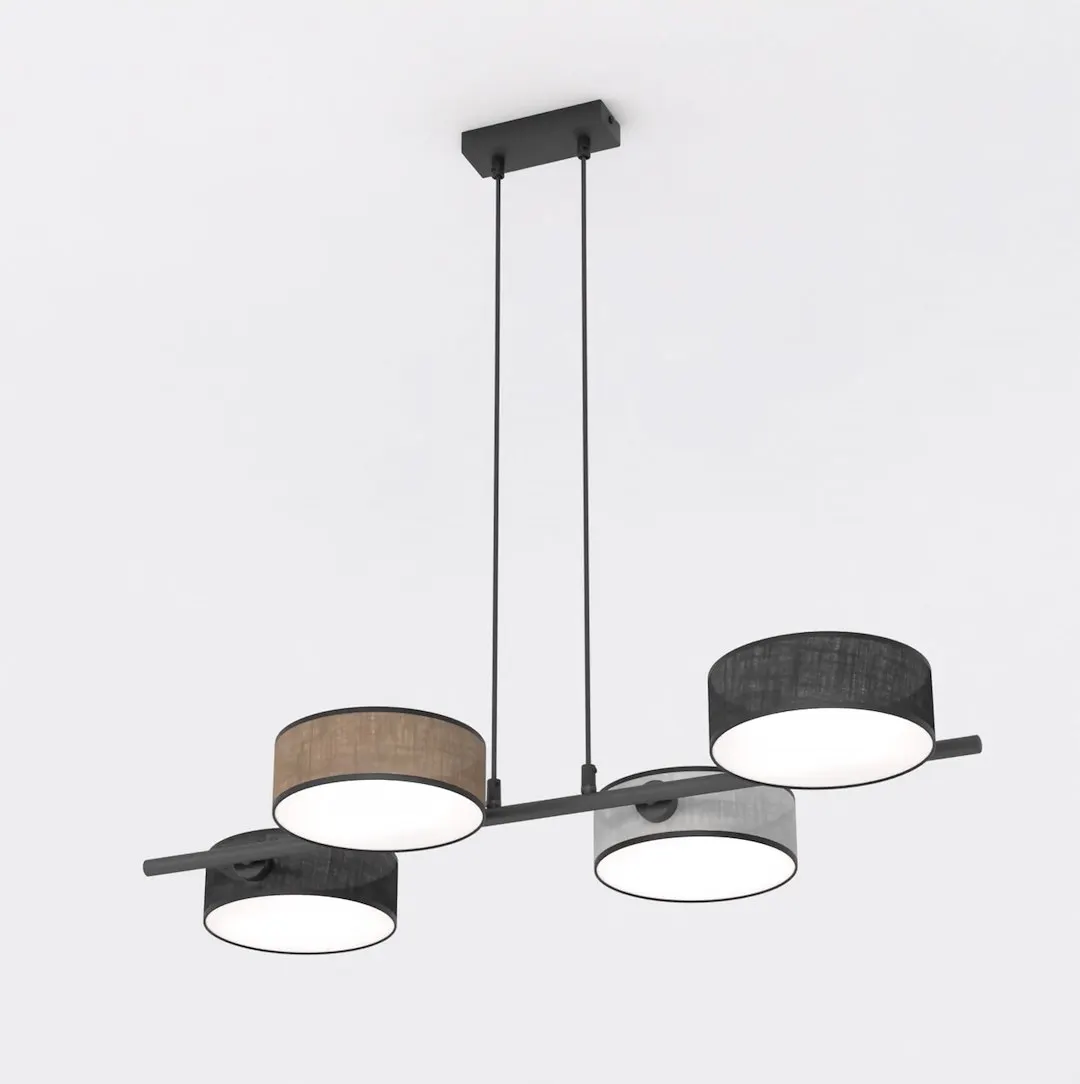 Lampa wisząca DRUMZ 4 MIX1 abażur wielokolorowy — zdjęcie 2